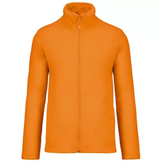   Uniszex FALCO cipzáras mikropolár pulóver, Kariban KA911, Orange-S