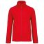 Uniszex FALCO cipzáras mikropolár pulóver, Kariban KA911, Red-3XL