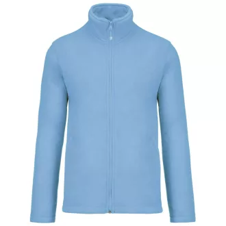   Uniszex FALCO cipzáras mikropolár pulóver, Kariban KA911, Sky Blue-S