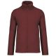 Uniszex FALCO cipzáras mikropolár pulóver, Kariban KA911, Wine-4XL