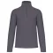 Uniszex galléros, 1/4 cipzáras mikropolár pulóver, Kariban KA912, Convoy Grey-3XL