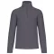 Uniszex galléros, 1/4 cipzáras mikropolár pulóver, Kariban KA912, Convoy Grey-L