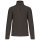 Uniszex galléros, 1/4 cipzáras mikropolár pulóver, Kariban KA912, Dark Grey-2XL