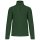 Uniszex galléros, 1/4 cipzáras mikropolár pulóver, Kariban KA912, Forest Green-3XL