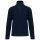 Uniszex galléros, 1/4 cipzáras mikropolár pulóver, Kariban KA912, Navy-XL