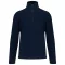 Uniszex galléros, 1/4 cipzáras mikropolár pulóver, Kariban KA912, Navy-XL