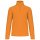 Uniszex galléros, 1/4 cipzáras mikropolár pulóver, Kariban KA912, Orange-S