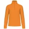 Uniszex galléros, 1/4 cipzáras mikropolár pulóver, Kariban KA912, Orange-S