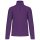 Uniszex galléros, 1/4 cipzáras mikropolár pulóver, Kariban KA912, Purple-L