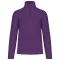 Uniszex galléros, 1/4 cipzáras mikropolár pulóver, Kariban KA912, Purple-L