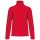 Uniszex galléros, 1/4 cipzáras mikropolár pulóver, Kariban KA912, Red-S