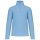 Uniszex galléros, 1/4 cipzáras mikropolár pulóver, Kariban KA912, Sky Blue-2XL