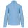 Uniszex galléros, 1/4 cipzáras mikropolár pulóver, Kariban KA912, Sky Blue-L