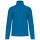 Uniszex galléros, 1/4 cipzáras mikropolár pulóver, Kariban KA912, Tropical Blue-3XL