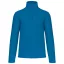 Uniszex galléros, 1/4 cipzáras mikropolár pulóver, Kariban KA912, Tropical Blue-M