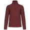 Uniszex galléros, 1/4 cipzáras mikropolár pulóver, Kariban KA912, Wine-S