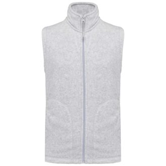 Férfi LUCA  polár mellény, Kariban KA913, Ash Heather-S