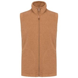 Férfi LUCA  polár mellény, Kariban KA913, Camel Heather-S