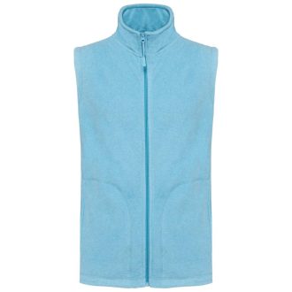   Férfi LUCA  polár mellény, Kariban KA913, Cloudy Blue Heather-S