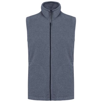   Férfi LUCA  polár mellény, Kariban KA913, French Navy Heather-S