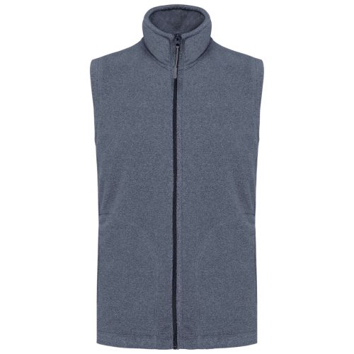 Férfi LUCA  polár mellény, Kariban KA913, French Navy Heather-S
