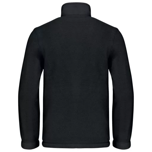 Gyermek cipzáras mikropolár pulóver, Kariban KA920, Black-6/8