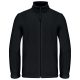 Gyermek cipzáras mikropolár pulóver, Kariban KA920, Black-8/10