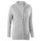 Női testhezálló cipzáras kardigán, Kariban KA962, Grey Melange-2XL