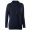 Női testhezálló cipzáras kardigán, Kariban KA962, Navy-2XL