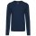 Férfi V-nyakú keskeny szabású pulóver, Kariban KA965, Navy-XL