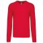 Férfi V-nyakú keskeny szabású pulóver, Kariban KA965, Red-2XL