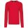 Férfi V-nyakú keskeny szabású pulóver, Kariban KA965, Red-4XL