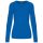 Női V-nyakú testhezálló pulóver, Kariban KA966, Light Royal Blue-L