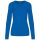 Női V-nyakú testhezálló pulóver, Kariban KA966, Light Royal Blue-S