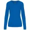 Női V-nyakú testhezálló pulóver, Kariban KA966, Light Royal Blue-XL