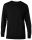 Férfi kereknyakú keskeny szabású pulóver, Kariban KA967, Black-4XL