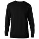 Férfi kereknyakú keskeny szabású pulóver, Kariban KA967, Black-4XL