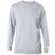 Férfi kereknyakú keskeny szabású pulóver, Kariban KA967, Grey Melange-XL