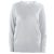 Női környakas testhezálló pulóver, Kariban KA968, Grey Melange-2XL