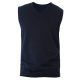 Férfi divatos V-nyakú keskeny szabású mellény, Kariban KA969, Navy-3XL