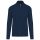 Férfi cipzáros vastag pamut kardigán, Kariban KA971, Navy-4XL