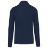 Férfi cipzáros vastag pamut kardigán, Kariban KA971, Navy-4XL