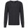 Férfi prémium V-nyakú pulóver, Kariban KA982, Black Heather-XS