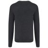Férfi prémium V-nyakú pulóver, Kariban KA982, Black Heather-XS