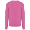 Férfi prémium V-nyakú pulóver, Kariban KA982, Candy Pink Heather-XL