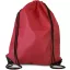 KI0104 tornazsák-hátizsák összehúzó zsinórral Kimood, Cherry Red-U