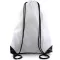 KI0104 tornazsák-hátizsák összehúzó zsinórral Kimood, White-U