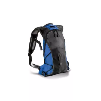   KI0111 Hydra sporthátizsák elől cipzáras zsebbel Kimood, Black/Royal Blue-U