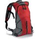 KI0111 Hydra sporthátizsák elől cipzáras zsebbel Kimood, Red/Dark Grey-U