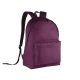 KI0130 klasszikus hátizsák bélelt hátrésszel Kimood, Burgundy/Black-U